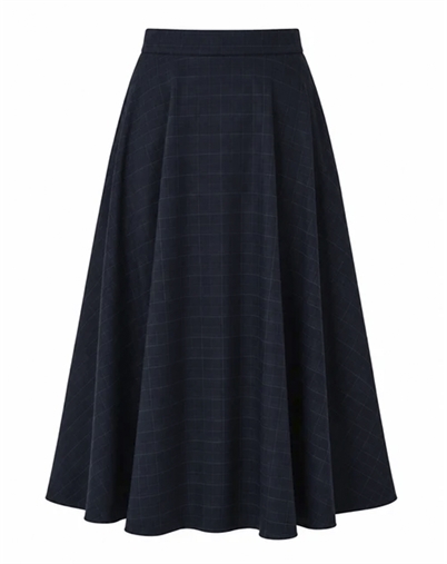 Cras Cph - Aishacras Nederdel - Dark Grey Check